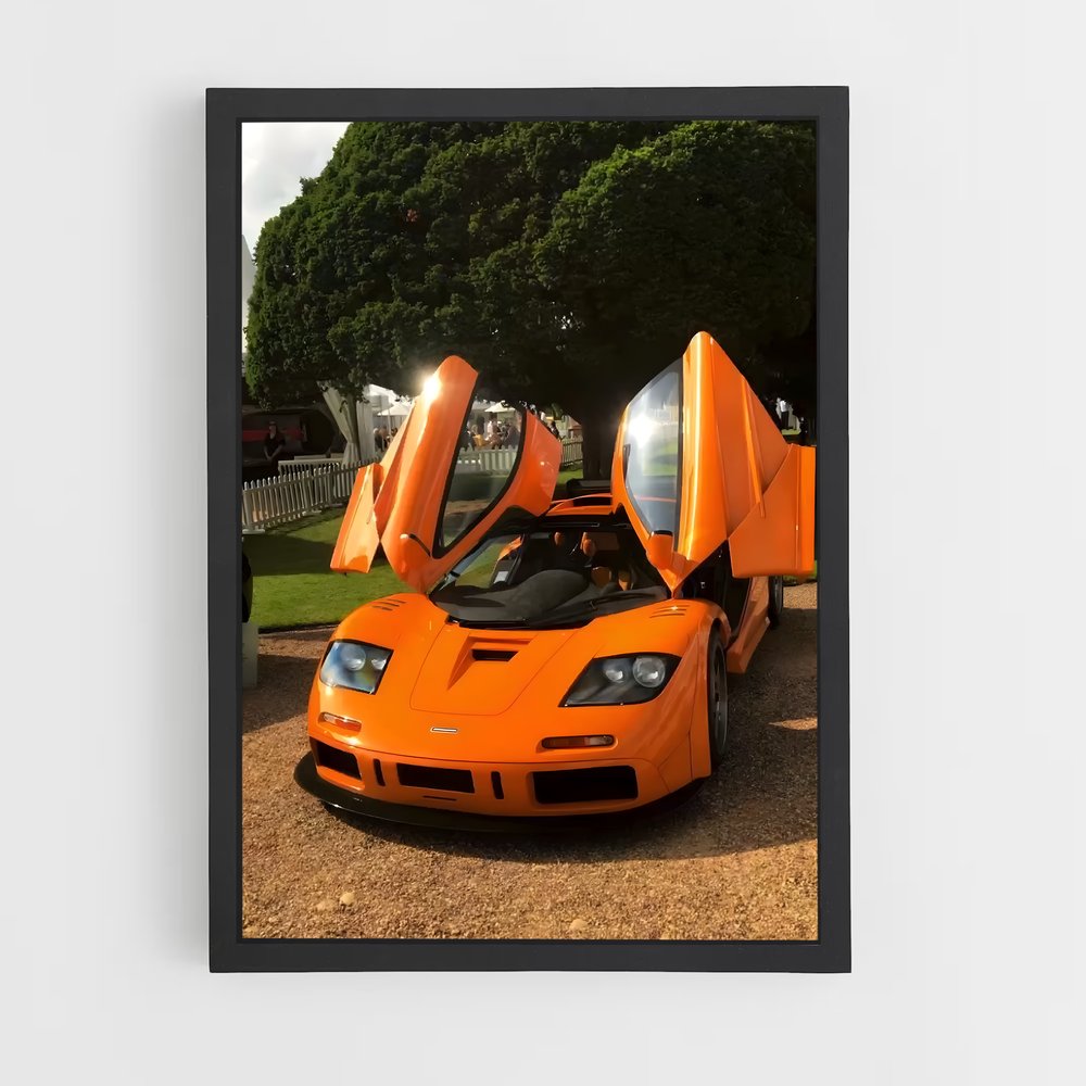 Poster McLaren Orange Blast (vue 2)